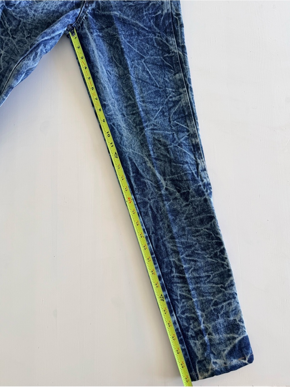 NEW Vintage 80s acid wash Chemin de Fer jeans  Rare Iconic deadstock Nwt - Picture 8 of 10